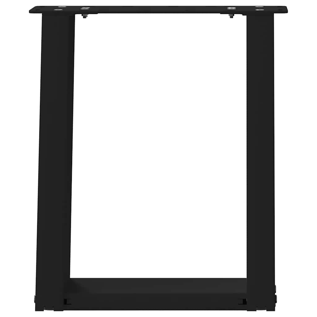 Vidaxl Nogi Do Stolika Kawowego, 2 Szt., Czarne, 38X(42-43) Cm, Stal