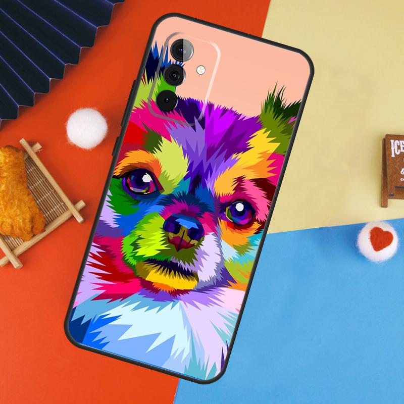 

Chihuahua Face Floral Dog Case For Samsung Galaxy A54 A34 A14 A15 A35 A55 A52 A32 A12 A51 A71 A13 A23 A33 A53 Cover Samsung A52S 5G