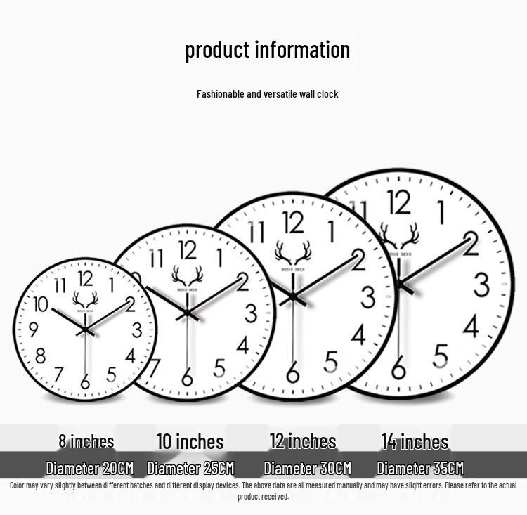 10" Pet Family Wall Clock - Stylish Silent Quartz Design