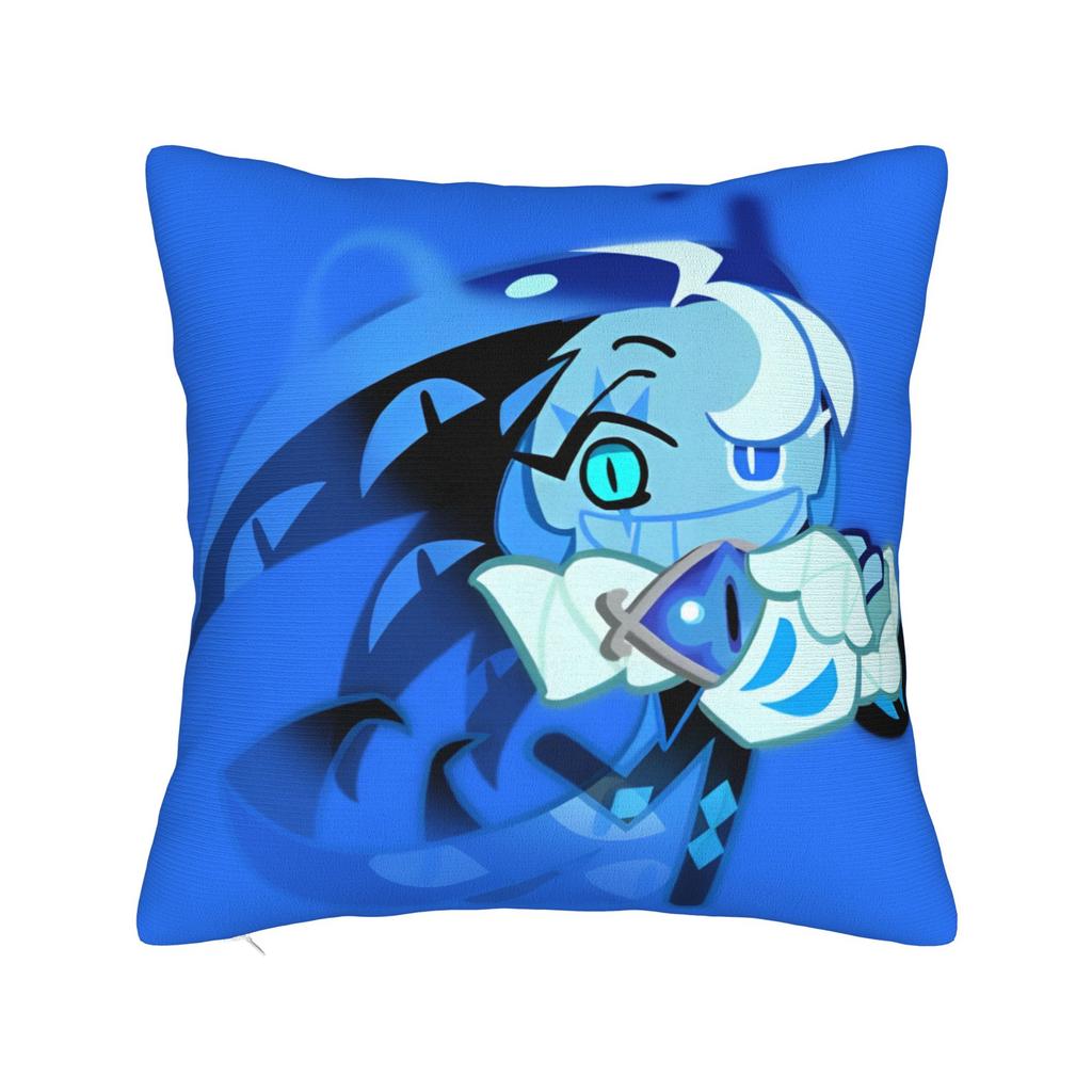 Shadow Milk Cookie Run Kingdom Square Pillow Covers Seat Cute Cartoon Anime Cushion Case Home Decoration Pillow Cover 45*45