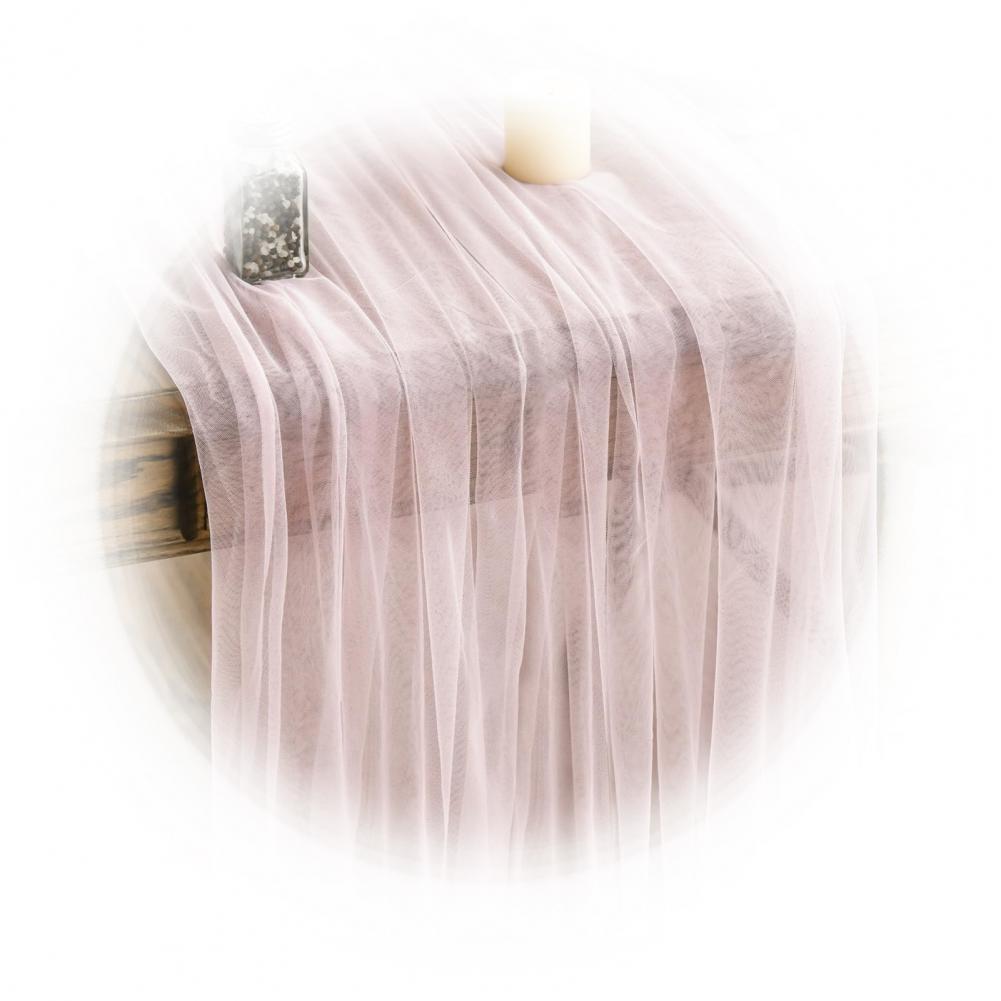 Festliche Tischdekoration Party-Tischdekoration Eleganter Tüll-Tischläufer für Hochzeitsdekoration Junggesellinnenabschied Geburtstagsfeier für Dessert