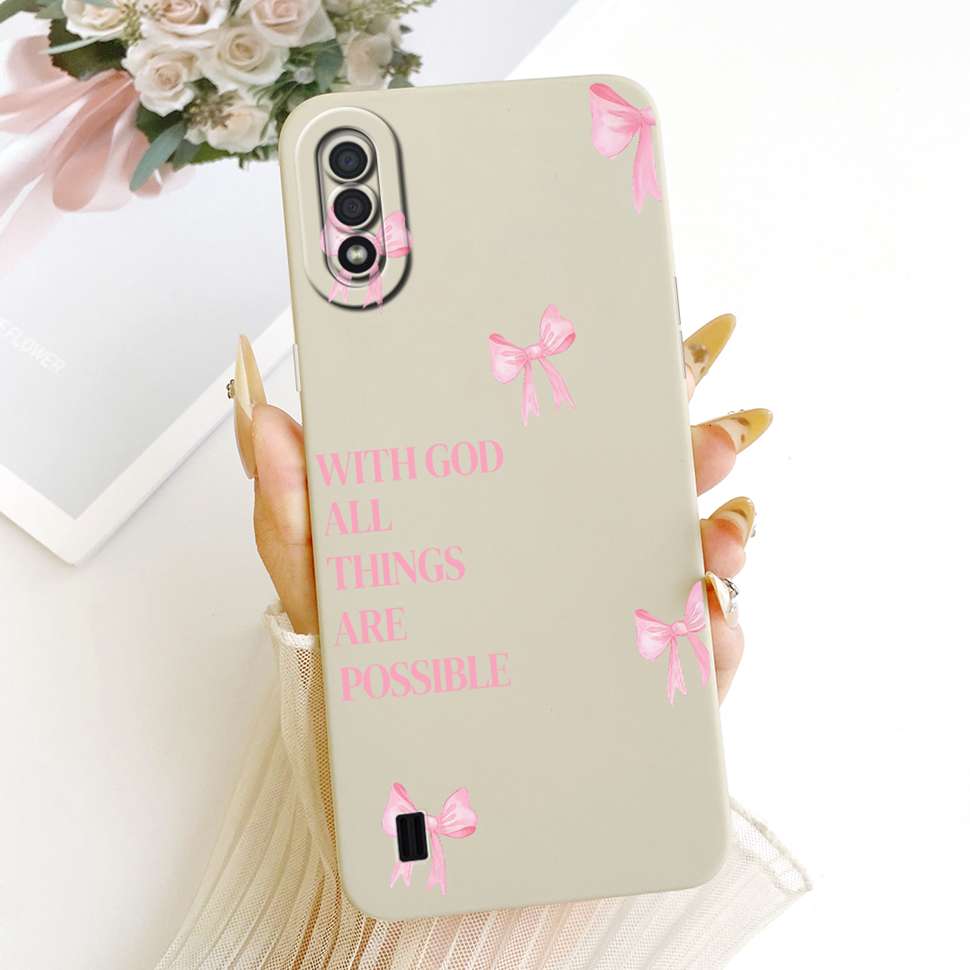 

For Samsung Galaxy A01 CAse Cute Rabbit Cat Pattern Cover For Samsung A 01 A01 SM-A015F Silicone Soft Casing Shells 5.7 Samsung Galaxy A01