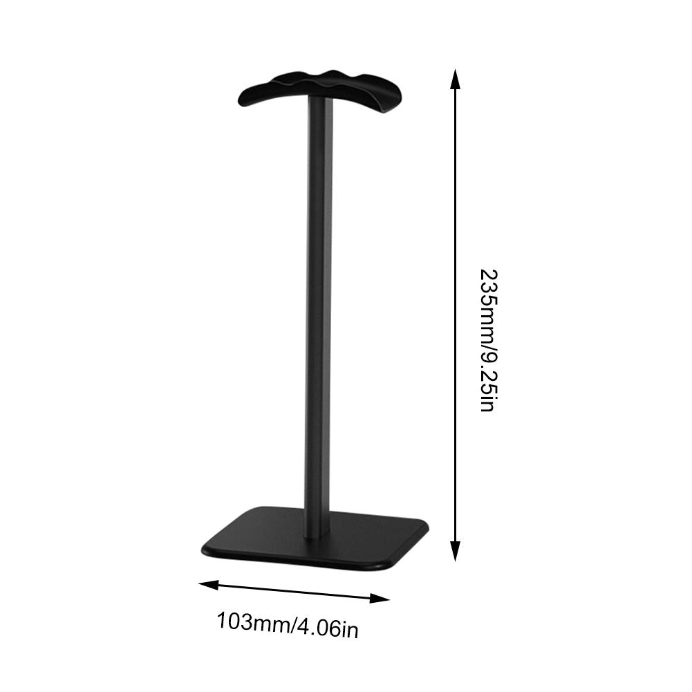 Universal Headphones Stand Holder Aluminuim Headset Holder Non-Slip Stand Holder Rack Support Over Ear PC Headsets Support Rack