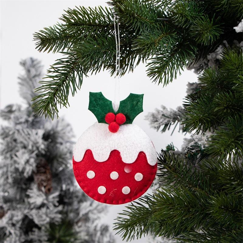 New Christmas Decoration INS Style Christmas Tree Pendant Cute Christmas Pendant