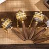 Tibetan Prayer Wheel, Handheld Prayer Wheel Tibetan Buddhisms Six Word Mantras Hand Cranking Buddhist Prayer Wheel