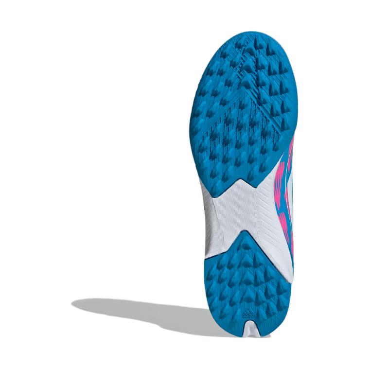 adidas F50 League Turf Solar Blue Cloud White Solar Pink (GS) Kids Sneakers IF1374