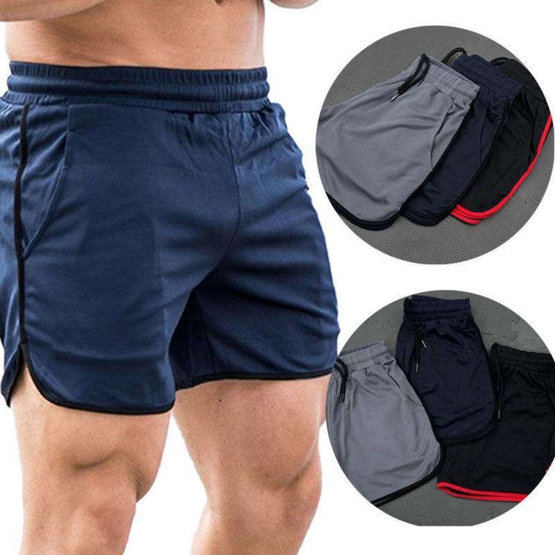 Training Mens Sports Bodybuilding Summer Shorts Workout Fitness Gym Shorts Pants