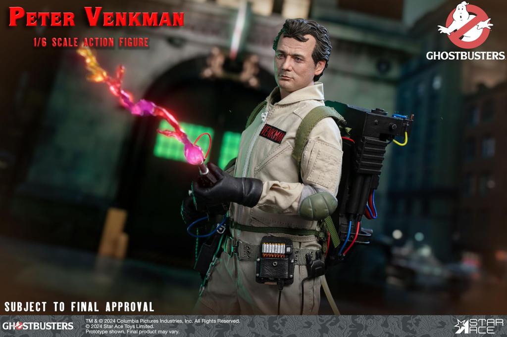 Star Ace Toys Ghost Busters Peter Venkman Collectible Action Figure Scale Painted Movable Figure 1/6