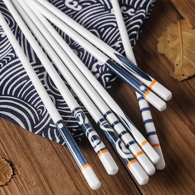 ZISIZ Ceramic Anti-Slip Chopsticks Set