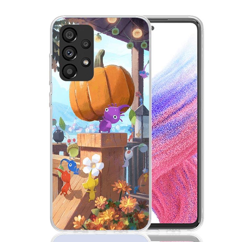 Game P-PikminS 4 Phone Case For Samsung Galaxy A52 A32 A22 A12 A02S A50S A30S A51 A31 AA71 Note 20 Ultra 10 S10 Plus Galaxy A52