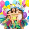 Plush Birthday Cake Hat and Glasses Set 2pcs Novelty Birthday Party Accessories for Kids Adults Happy Birthday Celebration Decor