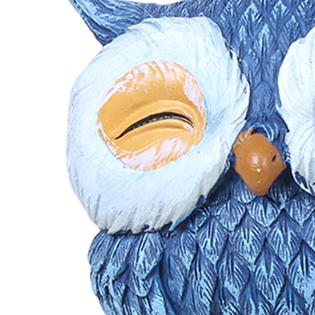 Owl Statue Decor Animal Small Figurines for Home Decor, Office Desk Ornament, Book Shelf Decoration,