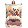 Avatar The Last Airbender Appa Peluche Coperta Plaid Flanella Calda Decorazione Copriletto di Qualità Regalo per Bambini Casa