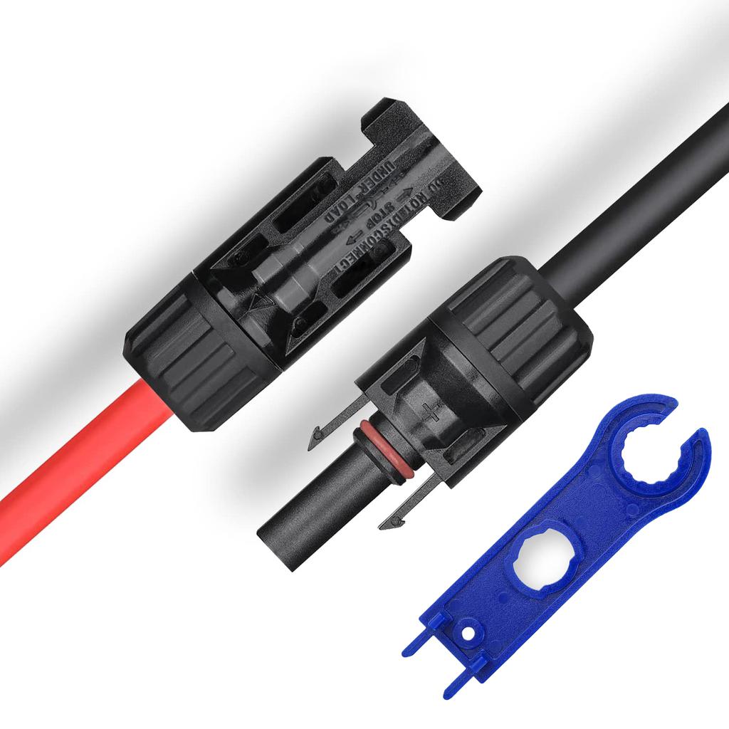 100/40/20/10 Pcs DC Solar Connector 1000V30A Panel Stecker IP67 waterproof  Connectors Kit for PV/MC Cable 2.5/4/6mm2