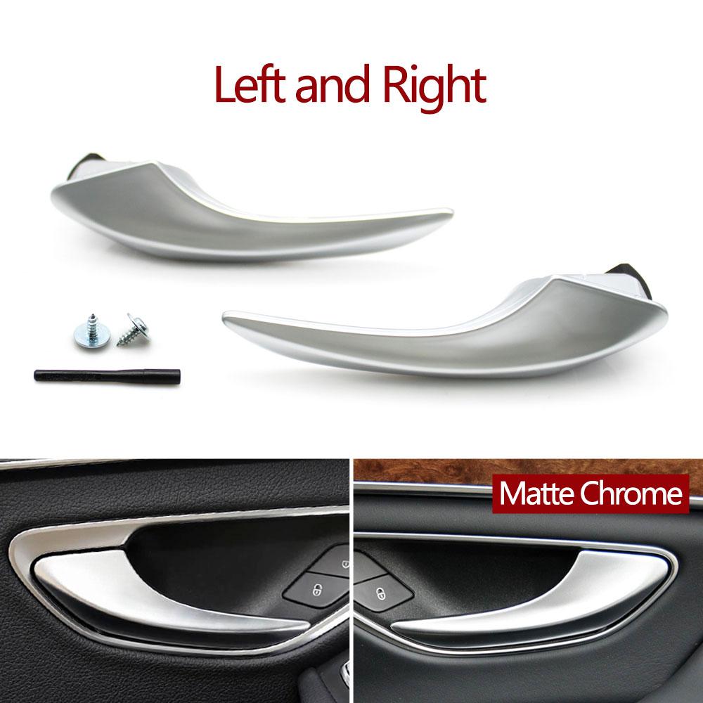 Car Front Rear Left Right Chrome Door Pull Handle For Mercedes Benz C GLC EQC Vito E S Class W205 W253 W293 W447 W448 W213 W222