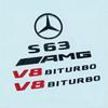 ABS Black S63 S65 Embelm Letters V8 BITURBO 4MATIC For Mercedes Benz W222 S63 S65 AMG Badge AMG Sticker Accessories FF1