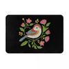 Bird Patterned Anti-slip Doormat Floor Mat Absorbent Mat Carpet Rug for Kitchen Entrance Home Bedroom Footpad Mats