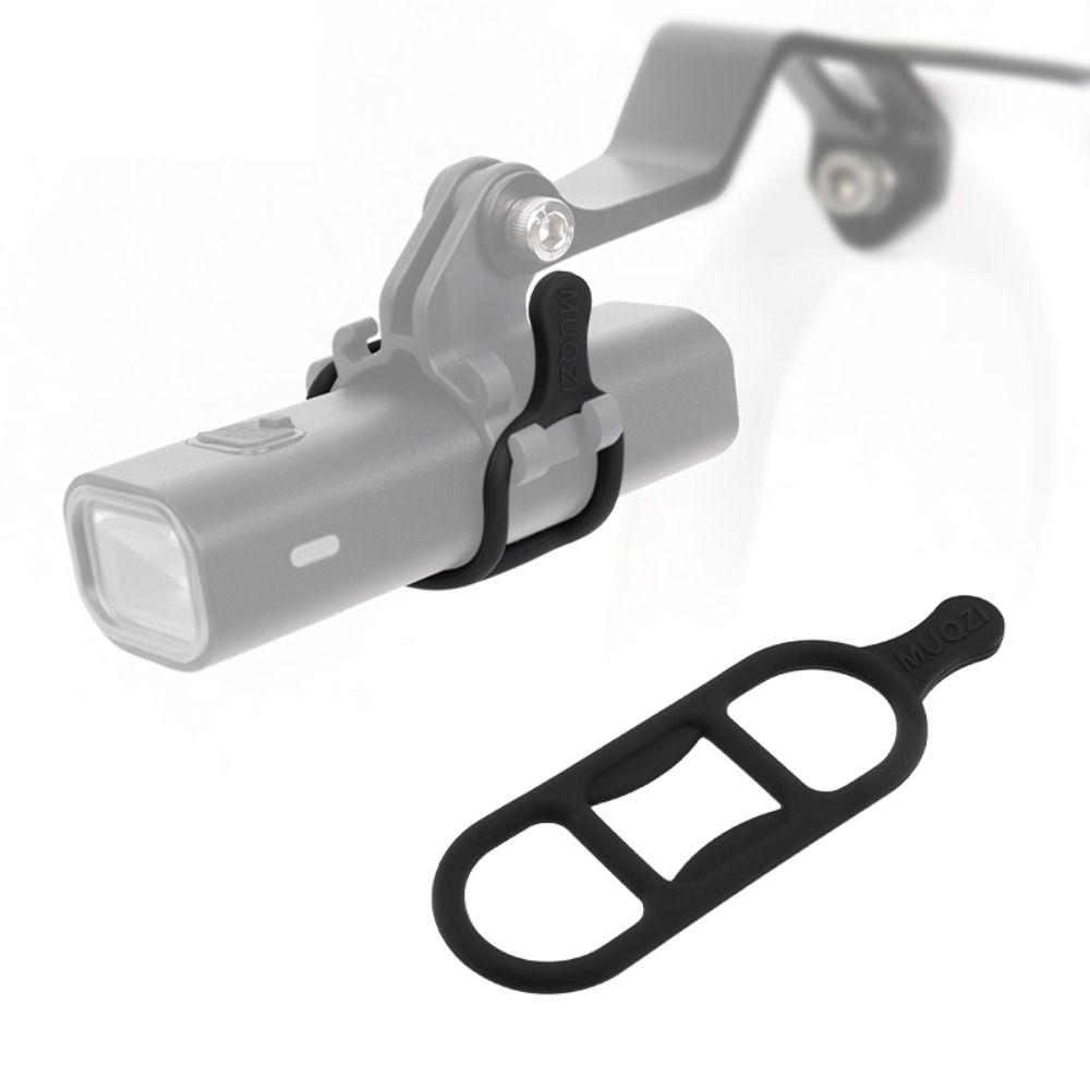 15PCS Silicone Handlebar Light Strap Code Table Bike Flashlight Strap  MTB