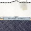 HERMES  361422S  Schal Marineblau Kaschmir/Seide Damen