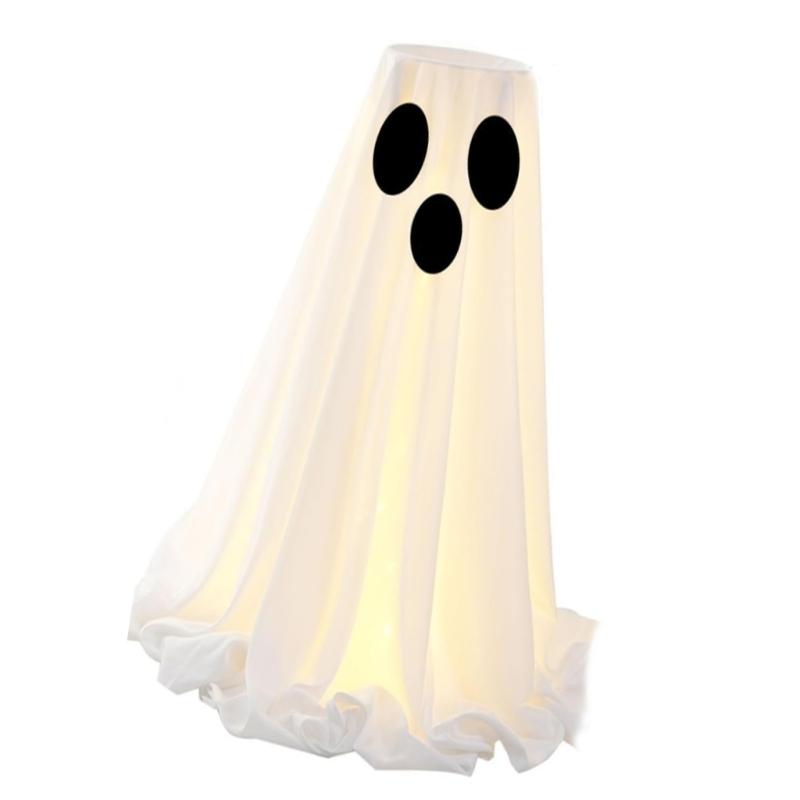 Halloween Decorations - Halloween Specter Candy Bowl Stand Decoration with LED Lights - Enchanting Specter Candy Holder for Front Door Porch Outdoor