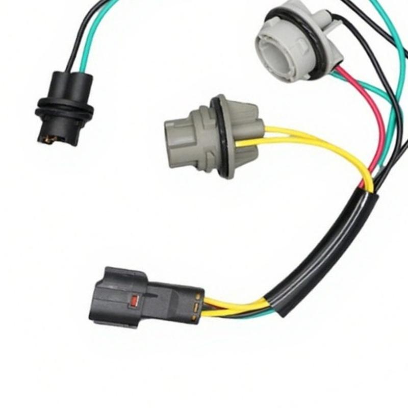 Montagem de Fiação da Lanterna Traseira de Encaixe Direto Manga Corrugada Resistente a Altas Temperaturas 92480A9020 para Uso em Carro de 15 a 18