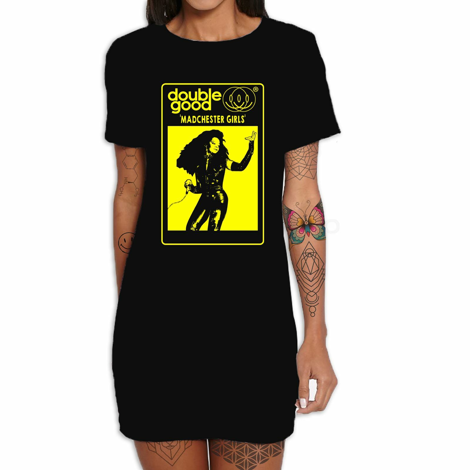 Madchester Girls Happy Mondays T Shirt Dress M