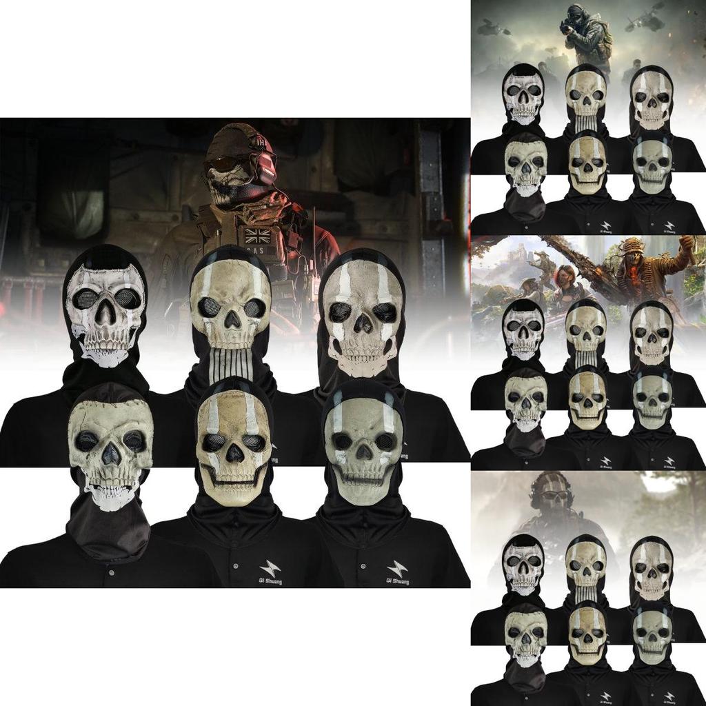 High Quality Call Of Duty Dual Line Face Mask For Fun Costume Parties And Halloween Events