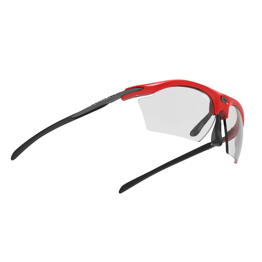 RUDY PROJECT Sports Sunglasses for Road and RYDON SLIM Fire Red Frame with Impact X2 Photochromic Black Bikes, Cycling, Marathons, Jogging,