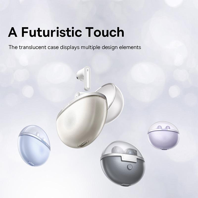 Baseus Bezdrátová sluchátka Bowie E5 TWS Sluchátka Bluetooth 5.3 25h Doba přehrávání 2 mikrofony Potlačení šumu Sluchátka pro HD volání Sluchátka HIFI