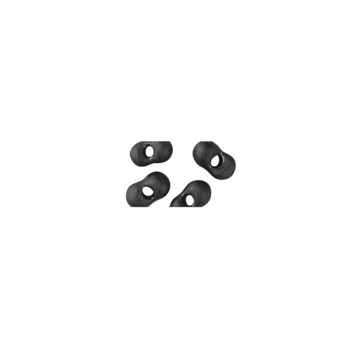 Perle Rocaille Papillon Gris ardoise 2 x 4 mm 18 g