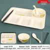 Tian Yajing A5 Melamine Divided Cafeteria Tray