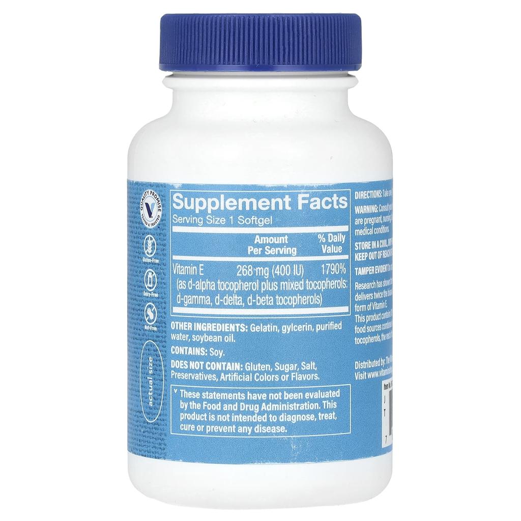 the Vitamin Shoppe Vitamin E, 268mg (400IU), 120 Softgels