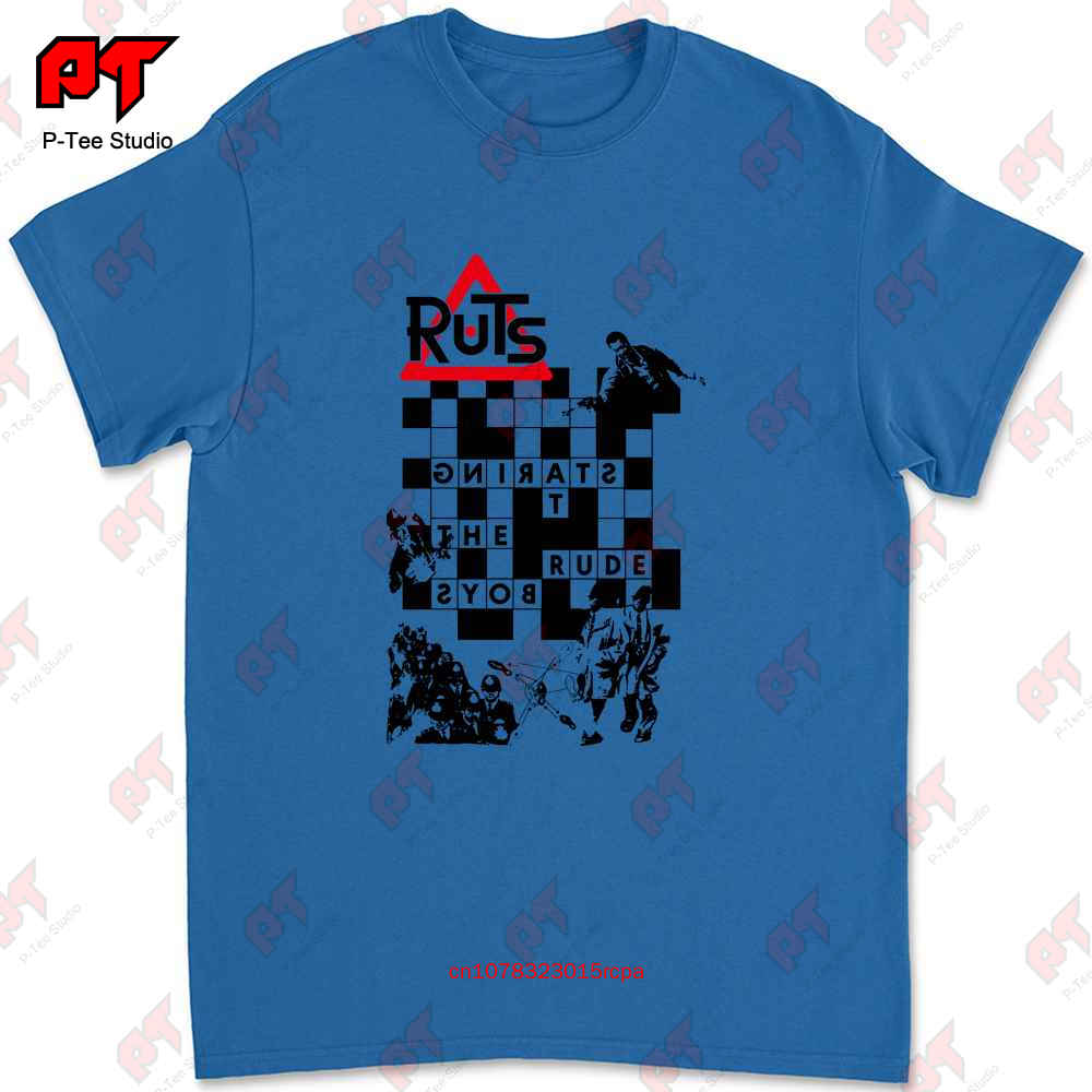 The Ruts Staring At Rude Boys Pánské Tričko 1977 Punk Rock Dub Buzzcocks Uk Subs Post Clash OU3L