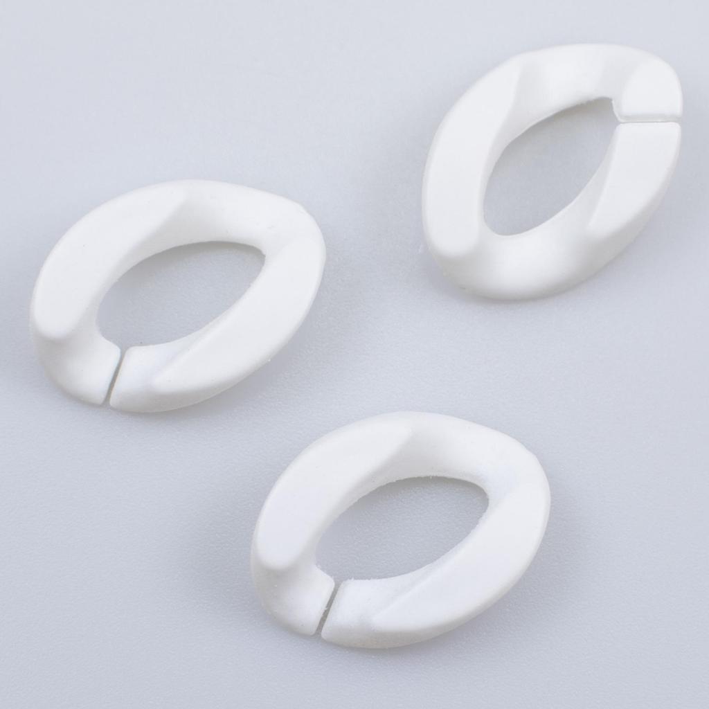 Acrylic Matte Hand-Feel Paint with Chain Insert Buckle and Jump Ring for DIY Jewelry and Phone Cases