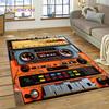 Retro Music Cassette Tape Retro Recorder CD Instrument Carpet Rug for Bedroom Living Room Home Sofa Decoration Decor Floor Mat