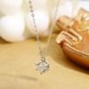 Real D Color 1 Carat Moissanite Pendant Necklace GRA Certificate for Women Wedding Bridal 100%   Copper Fine Jewelry