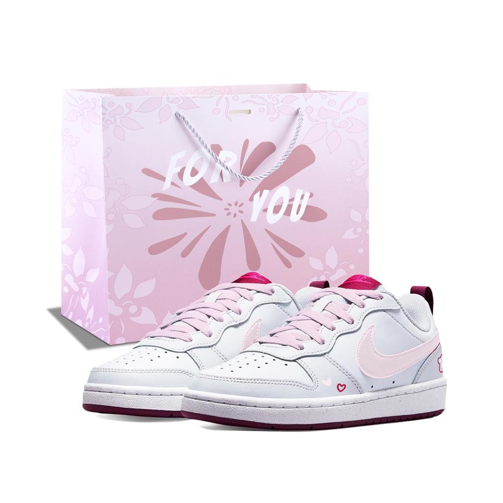 Nike Court Borough Abrasion Resistant Slip Resistant Skateboard Shoes Women's Bq5448-015(Team1440-)