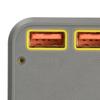 45W 8*18650 Transparent Power Bank Case DIY Electronic Kit With Light Digital Display Fast Charge Battery Storage Box USB TypeC