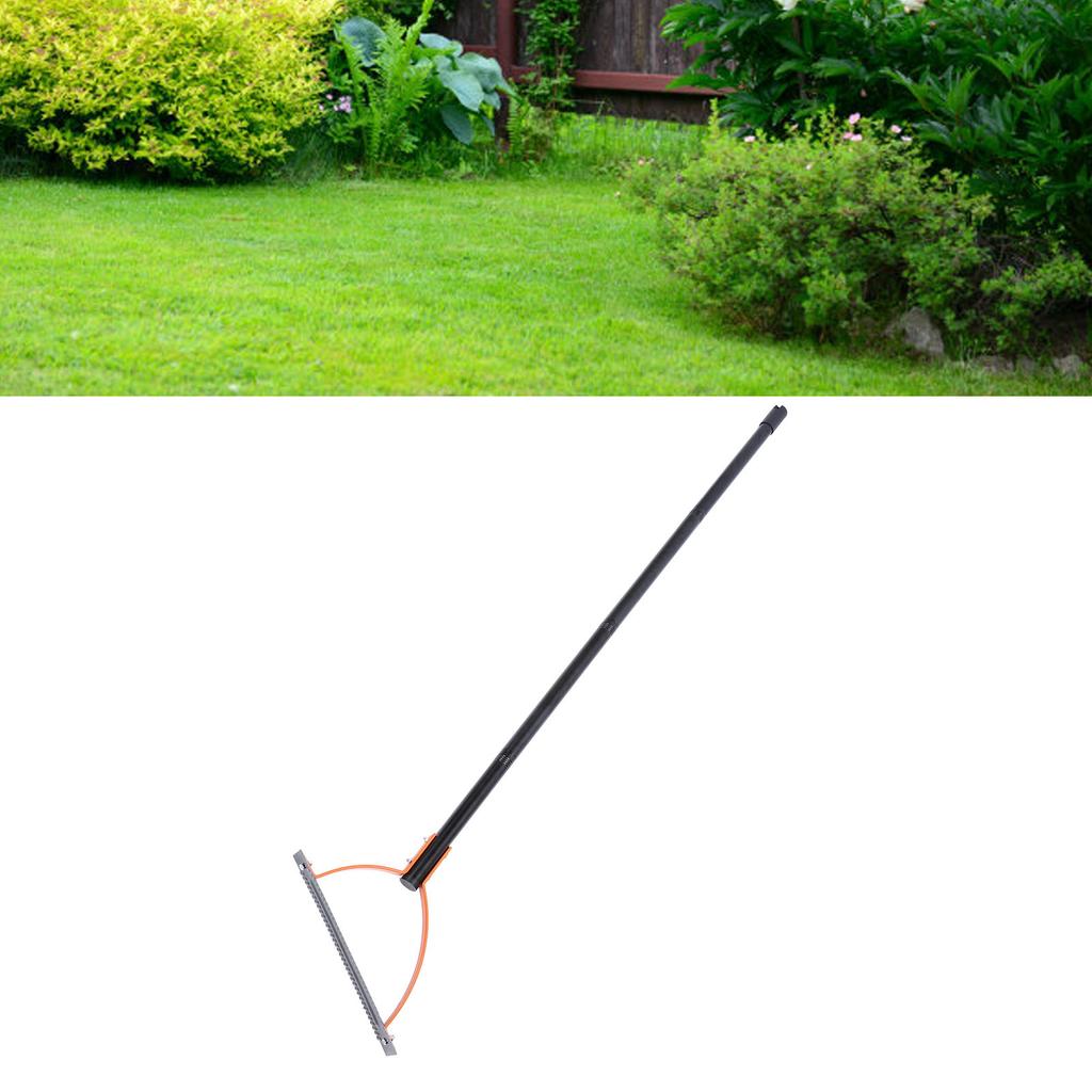 Manual Grass Cutter 65 Manganese Steel Serrated Double d Blade Stainless Steel Handle Grass Whip for Yards Gardens Lawns