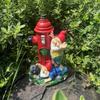 Cross Resin Cartoon Fire Hydrant Old Man Miniature Office Ornament