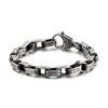 European and American Men's Stainless Steel Creative Skull Bracelet, Personalized Punk Locomotive Ghost Head Bracelet, Titanium Steel Jewelry