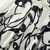 Ink-And-Wash Print High-Waisted Skirt Women's Summer Elegant French Retro Design Sense A-Line Midi Skirt