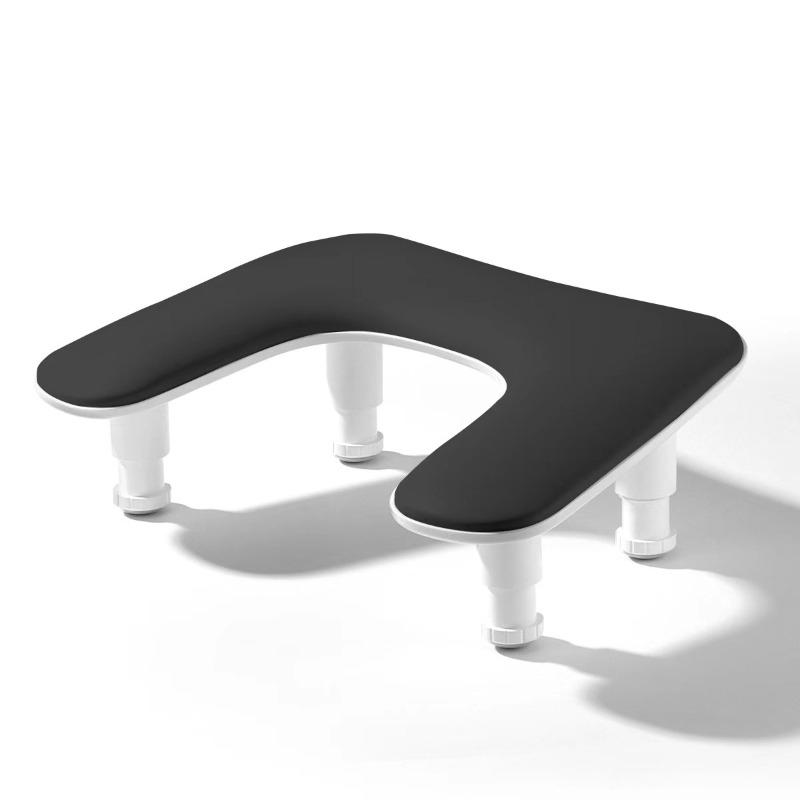 Ergonomic Nail Arm Rest Pillow Height Adjustable Hand Rest Detachable Soft Cushion Waterproof 15° Angle Salon Manicure DIY Tools