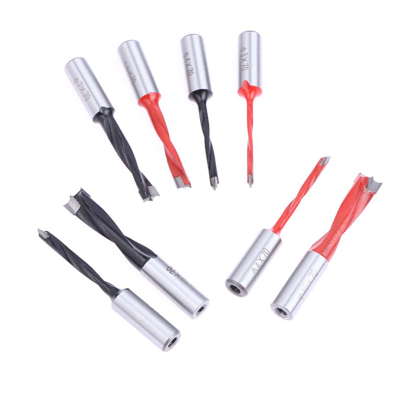 2 Flute Drill Bits 70mm Length 10mm Shank Left/Right Row Drill Carbide Hole Opener Wood Alloy Tool
