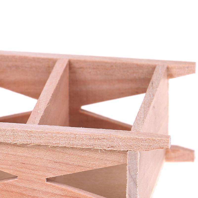 1/12 Dollhouse Miniature Unpainted Lockers Storage Rack Model Diy Accessories