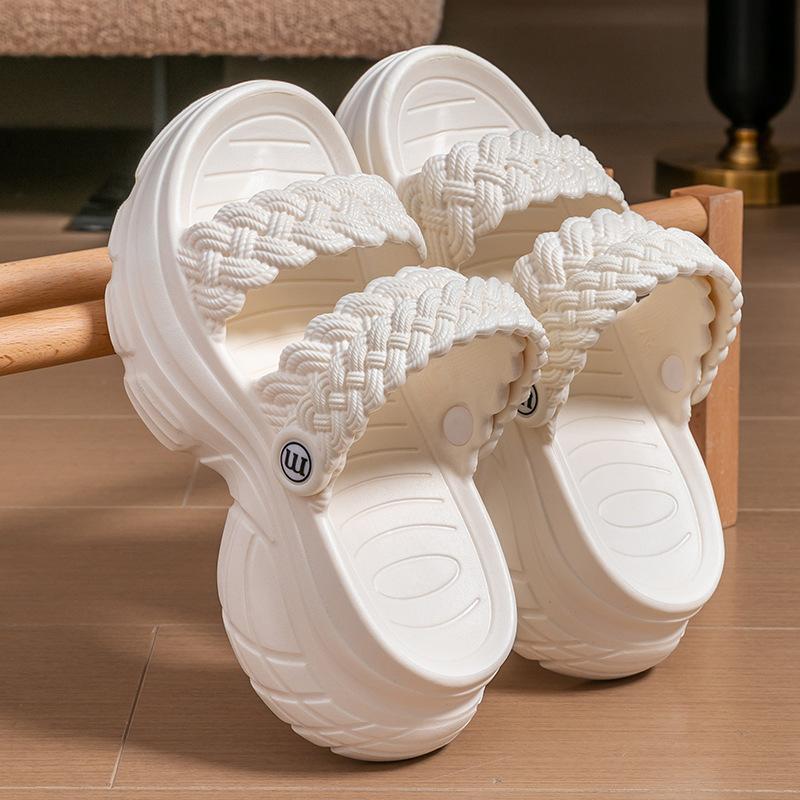 Fashion Comwarm Fashion Women's Slippers Platform Outdoor Female Slides Slip On Concise Slides EVA Soft Sole Comfortable Women's Sandals