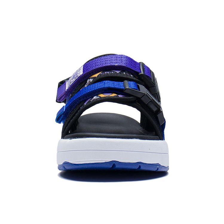 Li Ning Youth Coca Casual Sports Sandals Kids Sandals Black Purple YKUS010-1