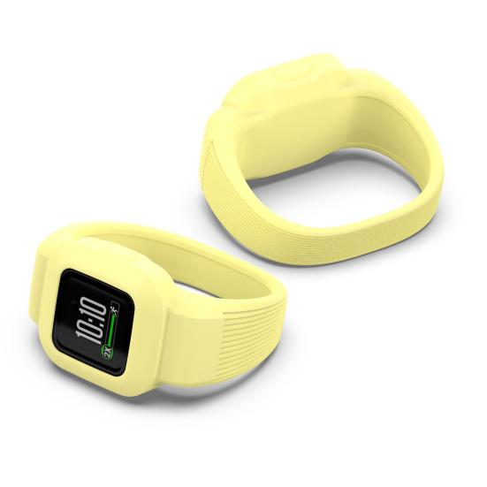 Watch Band All-in-one Soft Silicone Smart Watch Replacement Strap Wristband for Garmin Fit JR3/Vivofit Jr.3