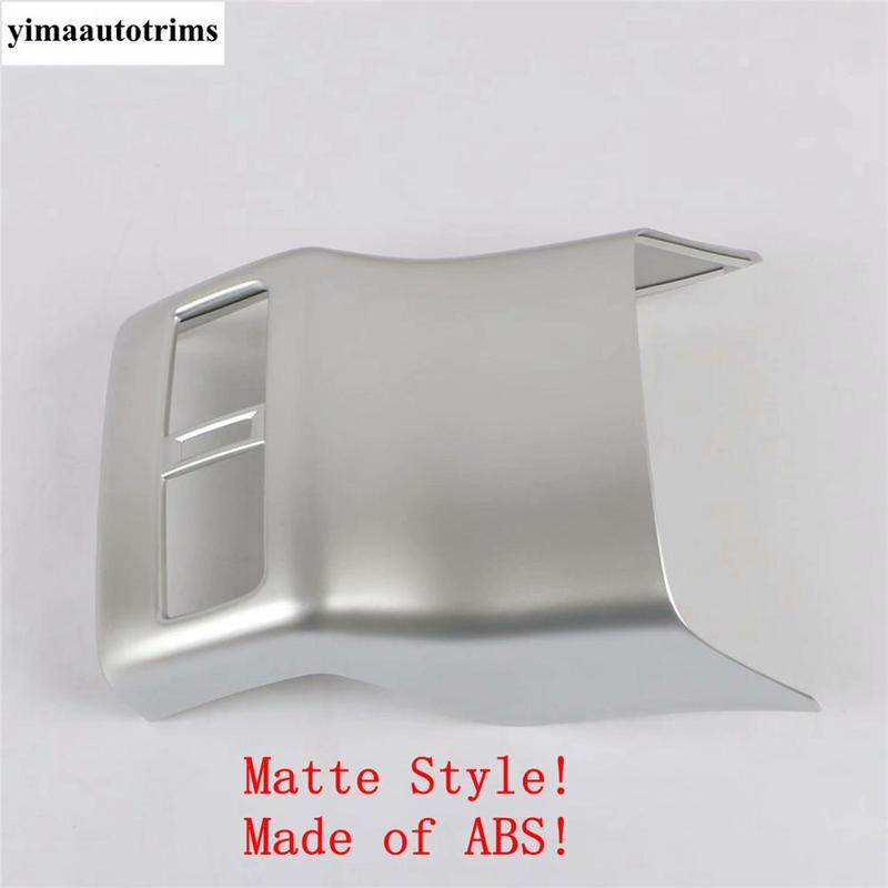 For Mazda 3  - 2025 Rear Armrest Box Anti Kick Air Conditioner Outlet Vent Panel Cover Trim ABS /Stainless Steel Accessories