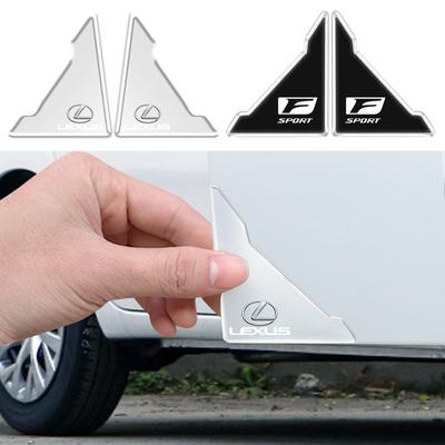 2/4pcs Car Door Corner Transparent Protective Stickers For LS LBX IS350 ES300 GS350 CT200h GX460 LX570 RX500h NX300 UX260